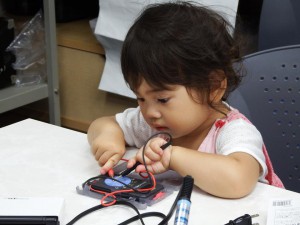 中にはテスターで遊んじゃうお子様も（笑）