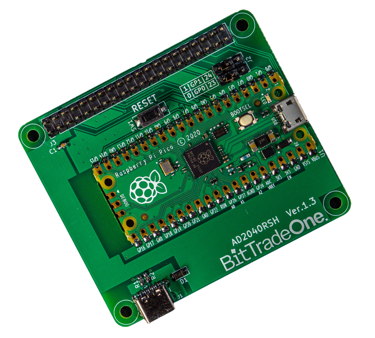 AD2040RSH ラズベリーパイ ホストファンクションテスター Pico